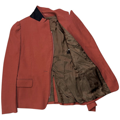 Dries Van Noten Zip Brushed Wool Blazer - AW11