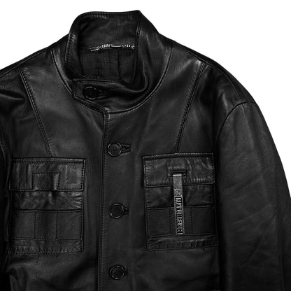 Dirk Bikkembergs Cargo Metal Clip Bomber Jacket