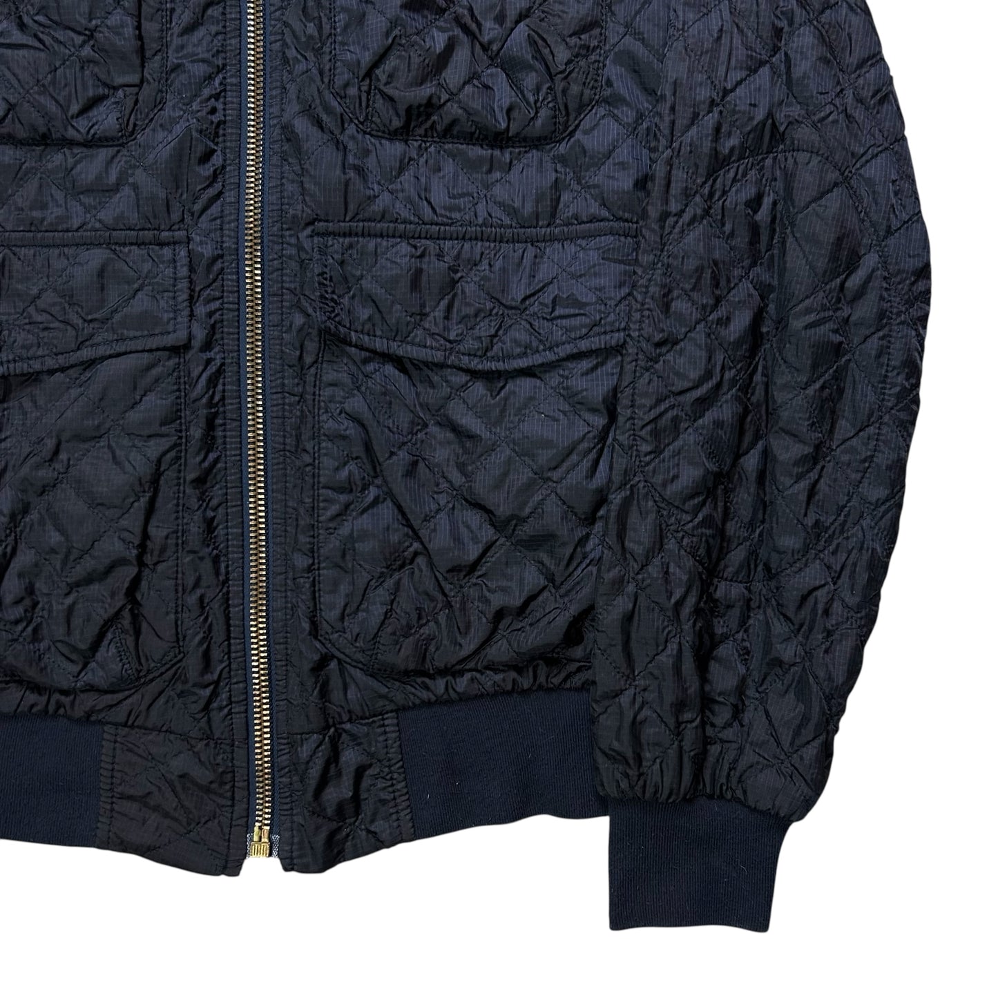 RAF by Raf Simons Quilted Cargo Bomber Jacket - AW05