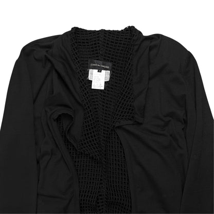 Comme des Garcons Fishnet Layered Drape Cardigan - AW91