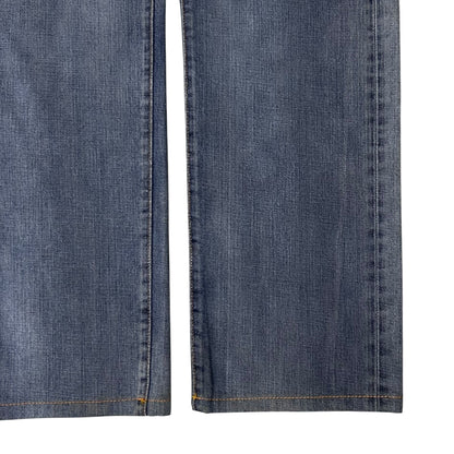 Dior Homme Silver Wax Straight Jeans - SS09