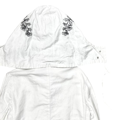 Ann Demeulemeester Hood Embroidered Field Jacket - SS14