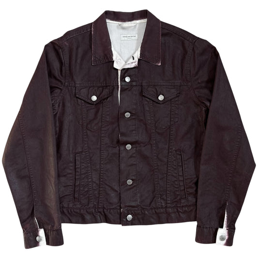 Dries Van Noten Waxed Over Dye Trucker Jacket - AW14