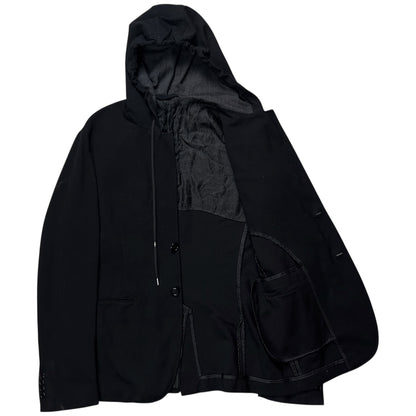 Dirk Bikkembergs Hooded Rayon Blazer