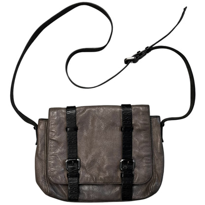 Dirk Bikkemberg Double Belted Leather Bag