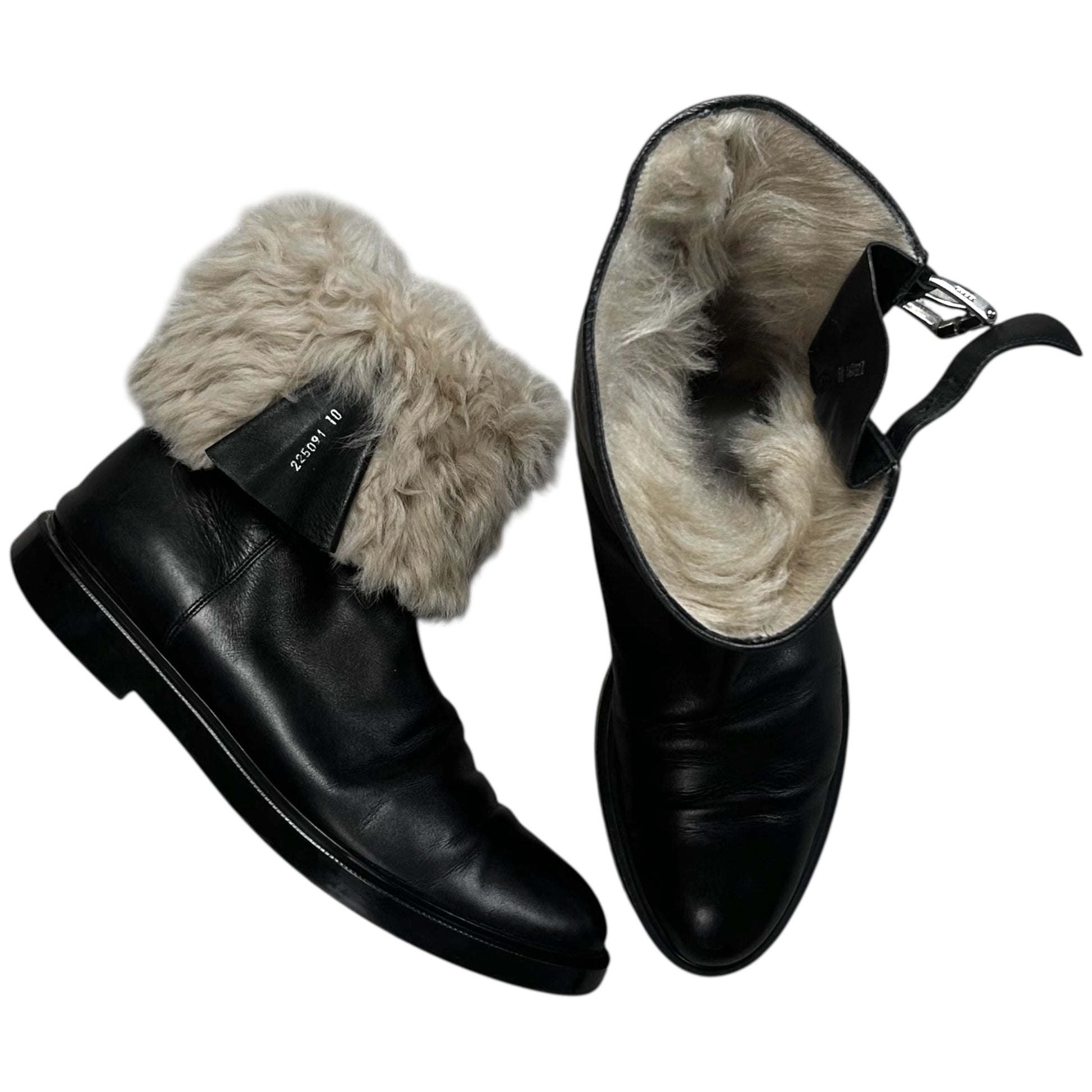 Gucci by Tom Ford Fur Lined Rider Boots Vertical Rags Gucci by Tom Ford Fur Lined Rider Boots Vertical Rags