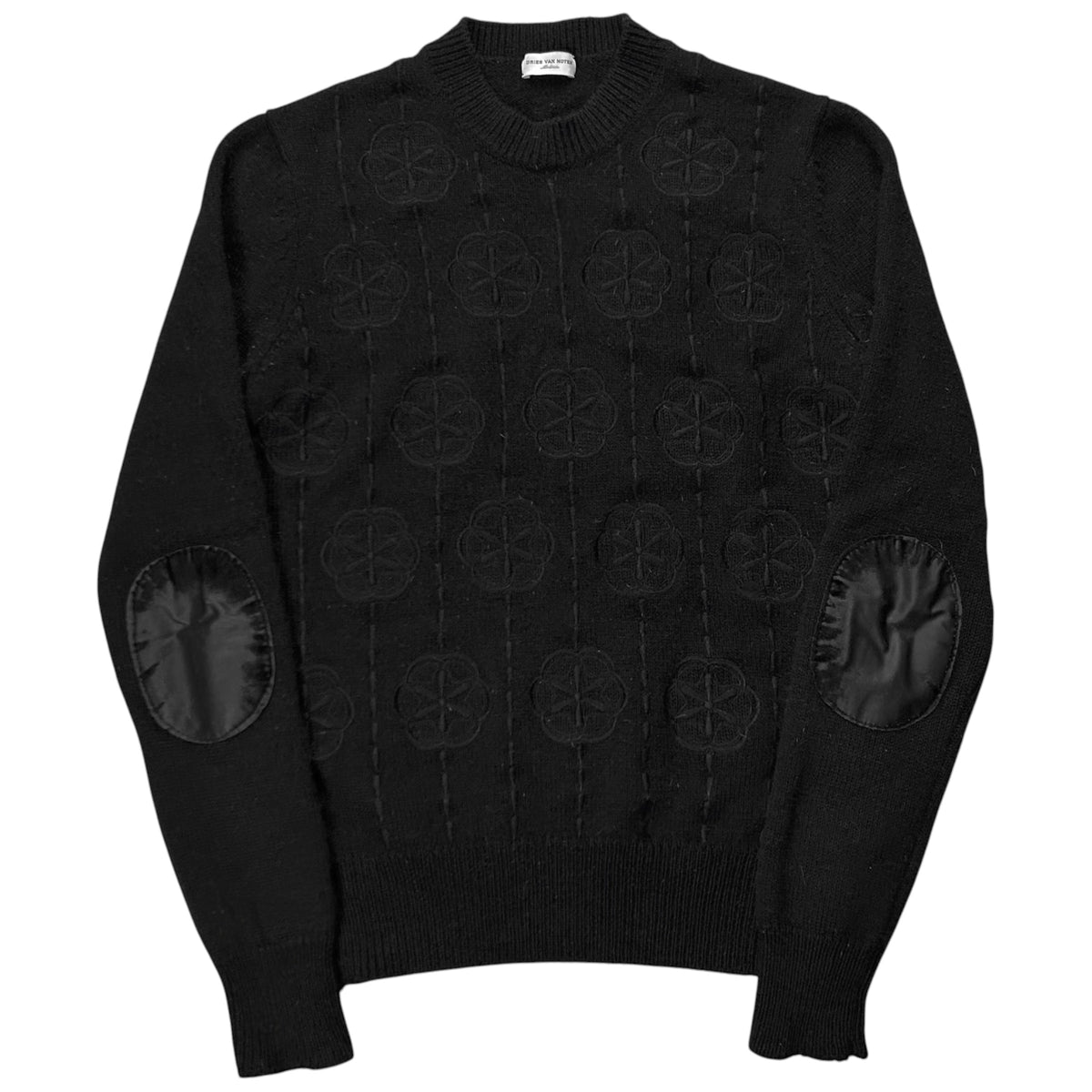 Dries Van Noten Floral Embroidered Wool Sweater - AW18