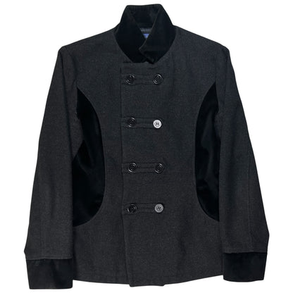 Comme des Garcons Homme Velour Appliqué Officer Jacket - SS06
