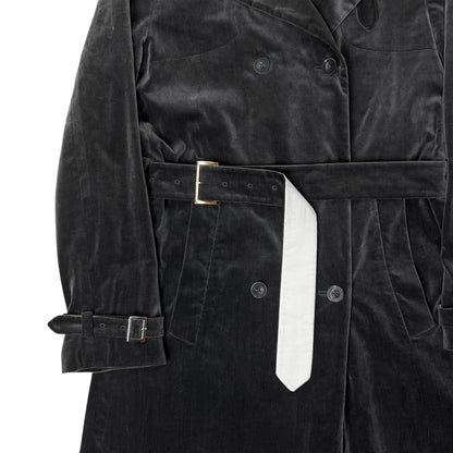 Jil Sander Multi Belted Velvet Coat