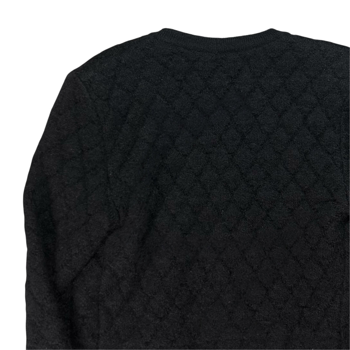 Balmain by Decarnin String Mohair Shoulder Pad Cardigan - AW11