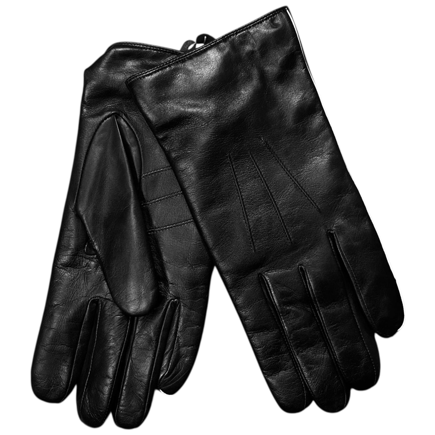 Dirk Bikkembergs Contrast Trimmed Sheep Leather Gloves