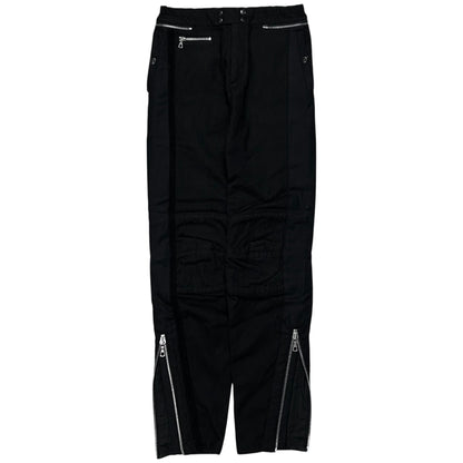 Dries Van Noten Moto Multi Zip Wool Pants - AW14