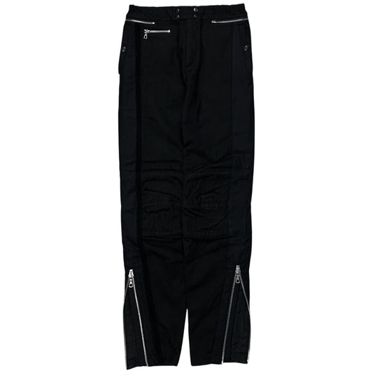 Dries Van Noten Moto Multi Zip Wool Pants - AW14