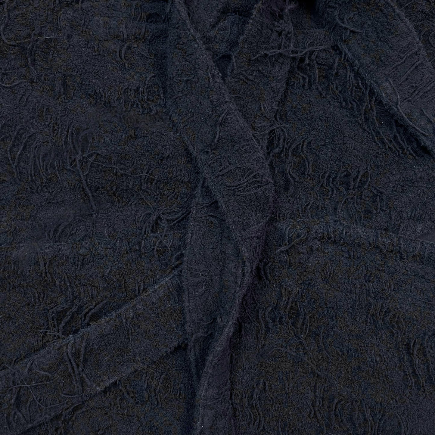 Yohji Yamamoto Pour Homme Frayed Wrap Belt Cardigan - AW12 l