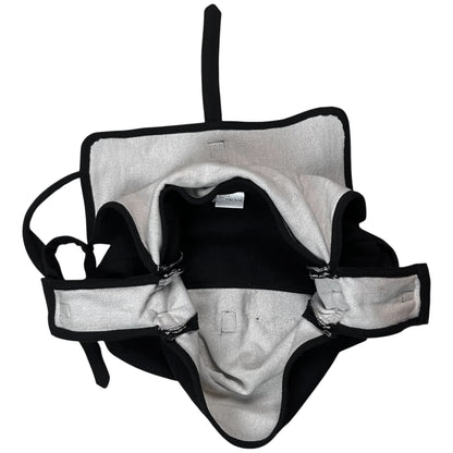 Ann Demeulemeester Dual Strap Messenger Wool Bag