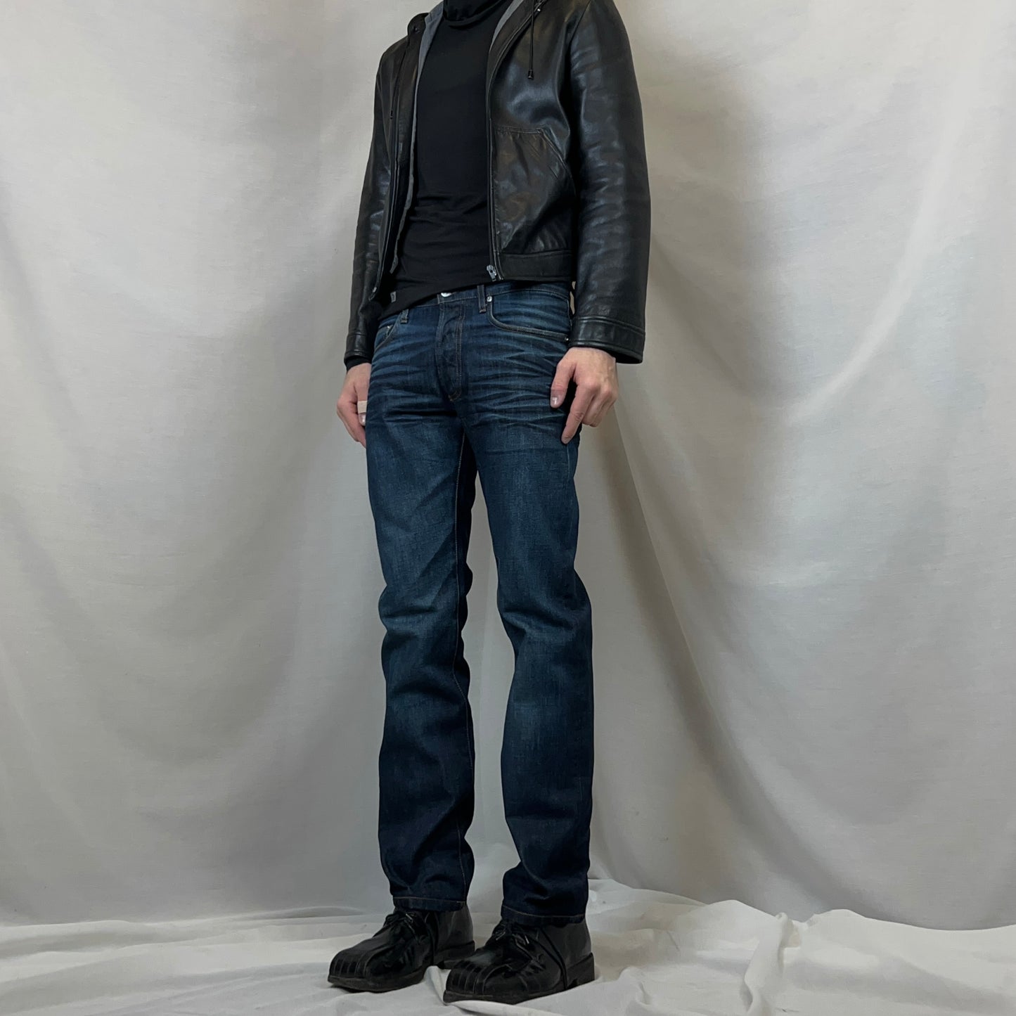 Dior Homme Pocket Tattoo Embroidery Straight Jeans - AW14