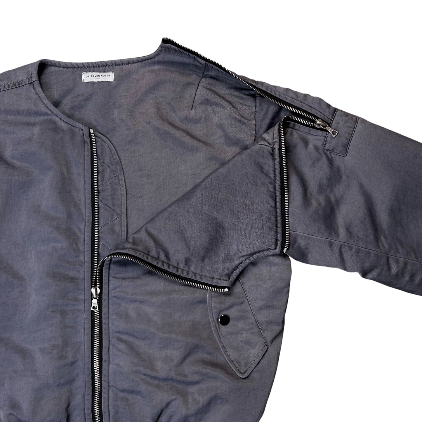 Dries Van Noten Shoulder Zip Bomber Jacket - AW14