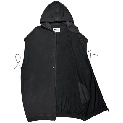 MM6 Maison Martin Margiela Sleeveless Tent Zip Hoodie - SS11