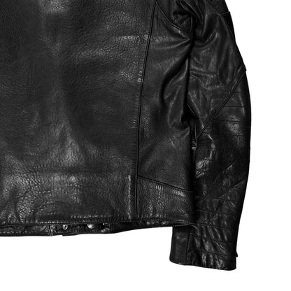 Balmain by Decarnin Dual Zip Moto Leather Jacket - AW11
