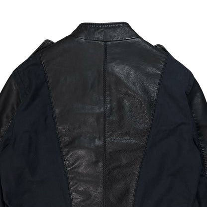 Dirk Bikkembergs Hybrid Leather Moto Jacket - SS10