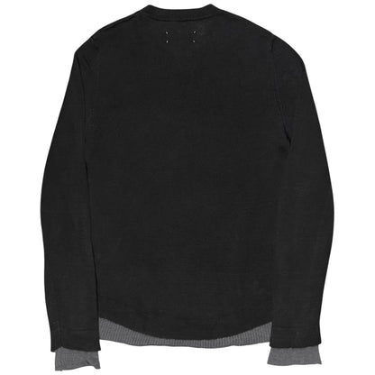 Maison Martin Margiela Layered Linen Silk Fisherman Sweater - SS15