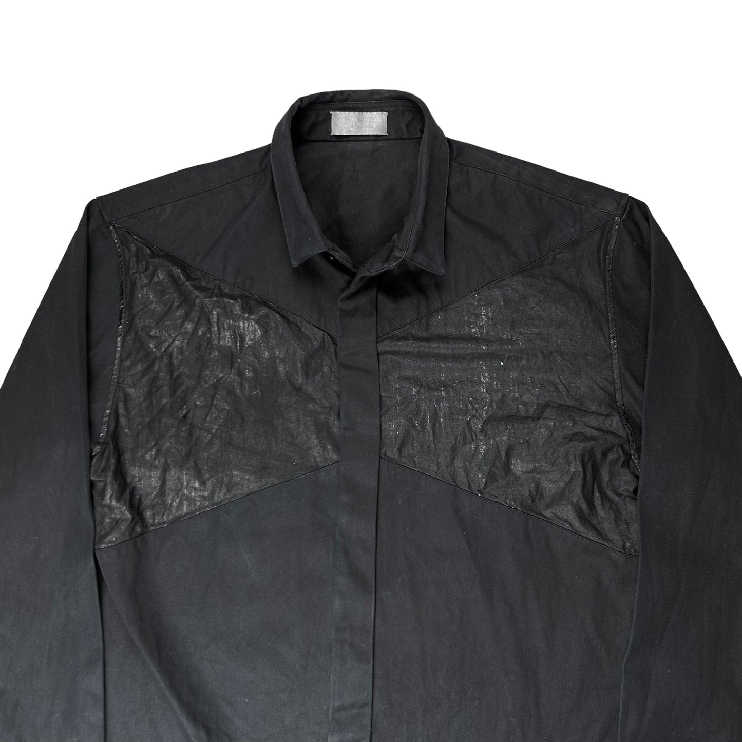 Dior Homme Waxed Chest Panel Shirt - SS03