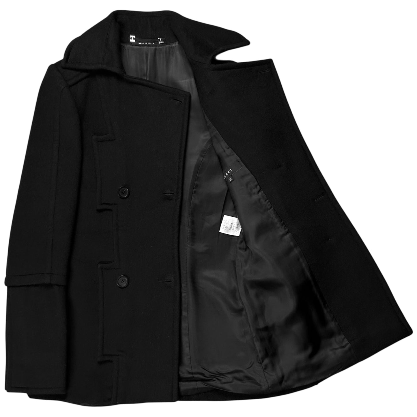 Gucci by Tom Ford Notched Panel Caban Jacket - AW04