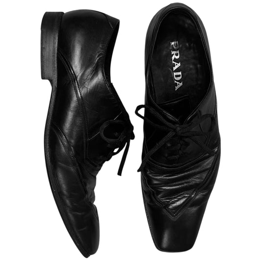 Prada Squared V-Stitch Derbies