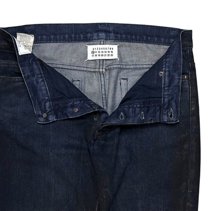 Maison Martin Margiela Waxed Crack Jeans - AW10