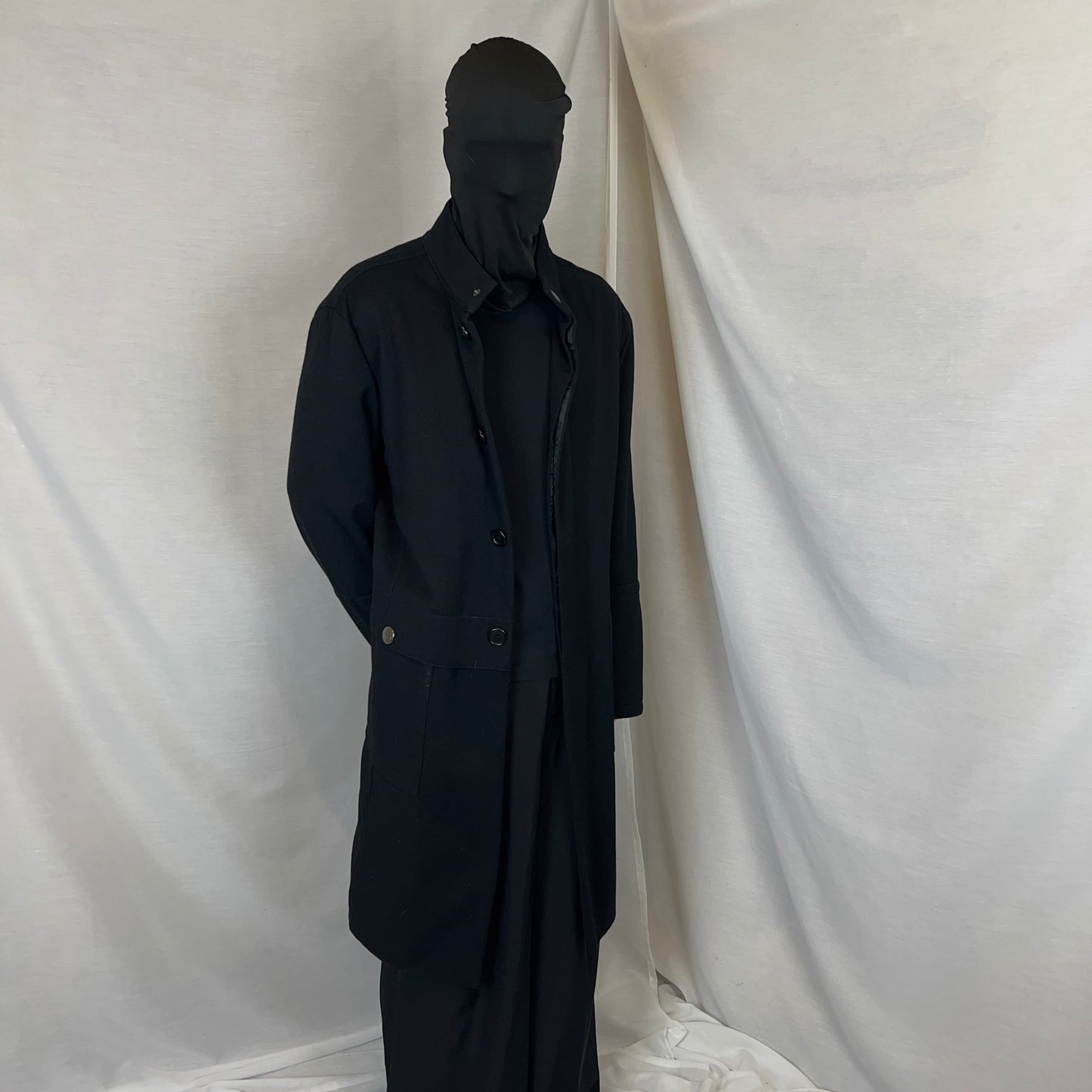 Dirk Bikkembergs Stealth Snap Pocket Wool Coat