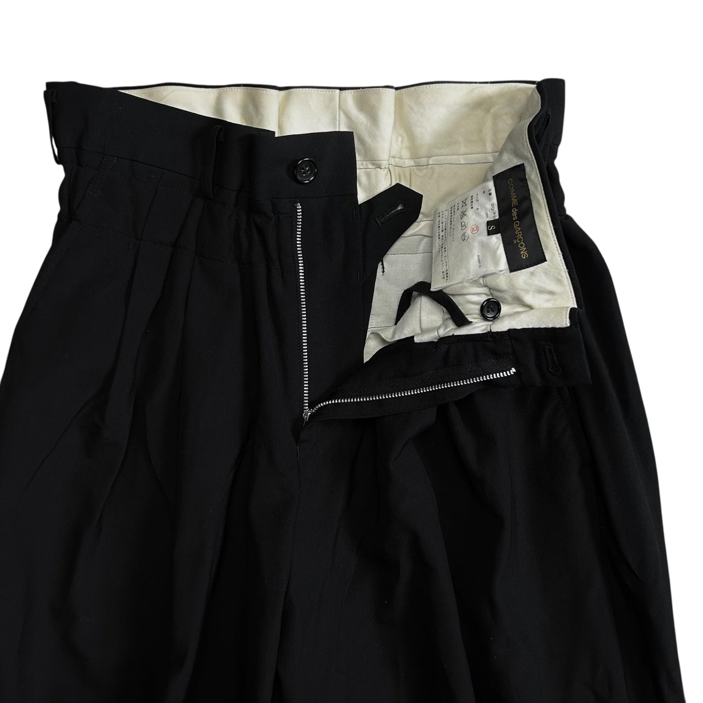 Comme des Garcons Wide Gathered Waist Shorts - SS16