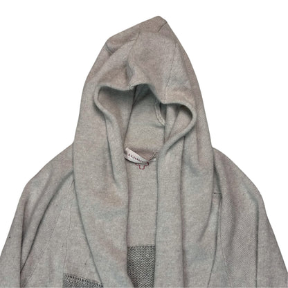 A.F. Vandevorst Asymmetric Mohair Panel Hooded Knit Sweater - AW12