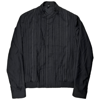 Dior Homme Fringed Plissee Layer Bomber Jacket - SS12