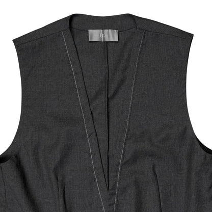 Dior Homme Cropped Reversed Seam Waistcoat - SS11