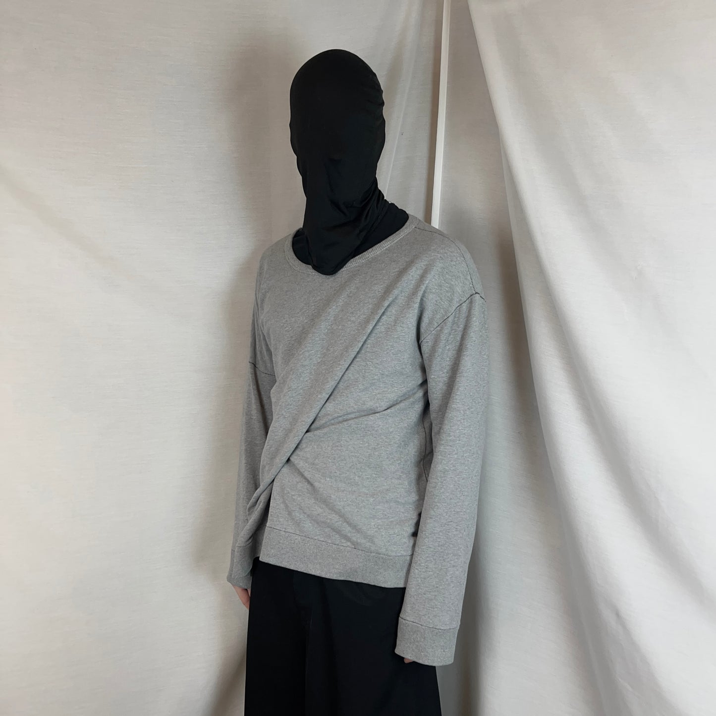 Ann Demeulemeester Asymmetric Distorted Strap Sweater - AW18