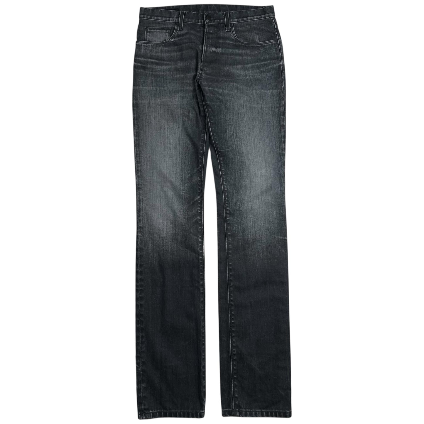 Gucci by Tom Ford Dark Washed Whisker Skinny Jeans