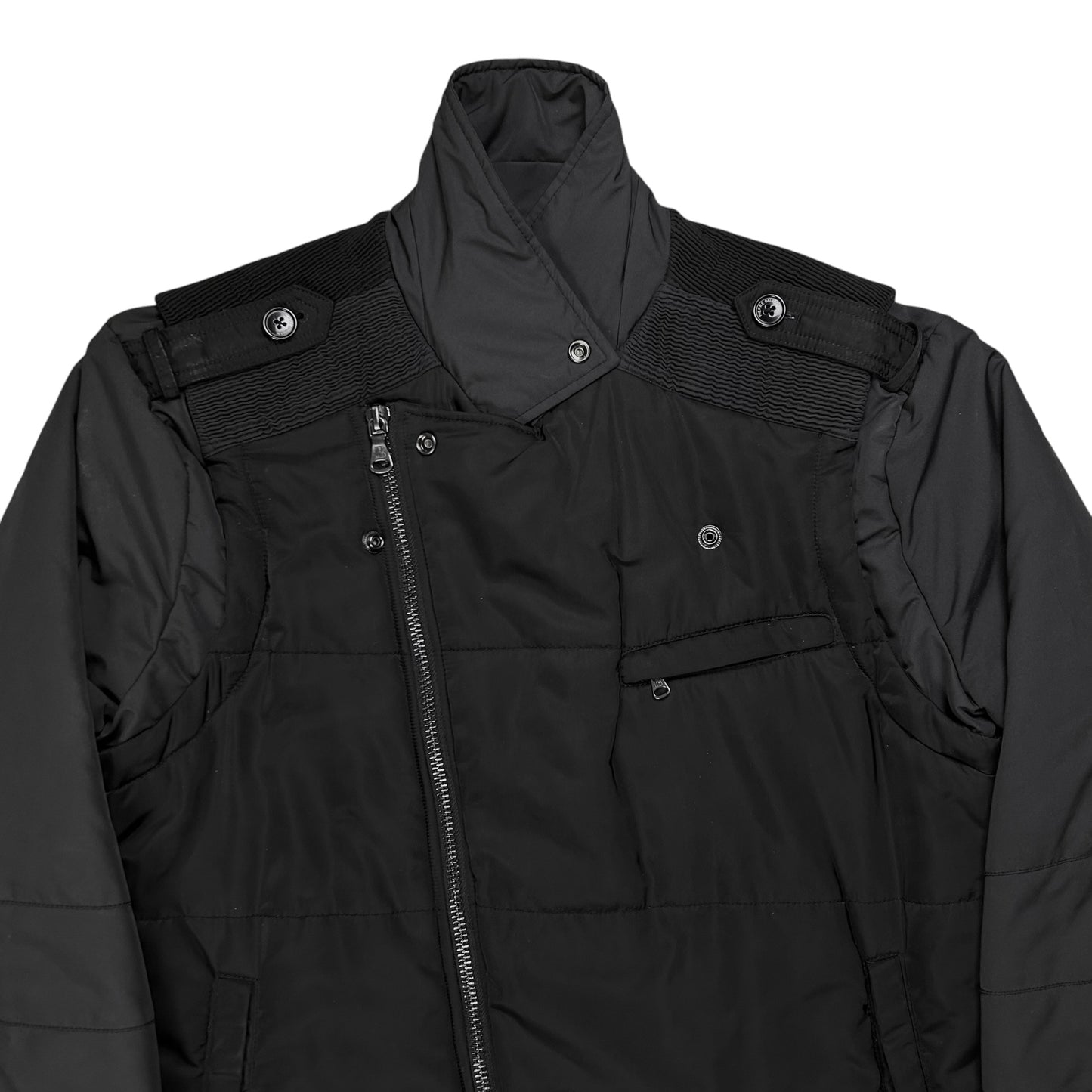 Pierre Balmain Belted Perfecto Shell Jacket - AW14
