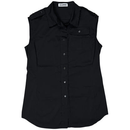 Jil Sander Sleeveless Military Cargo Shirt - SS10