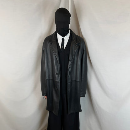 Jil Sander Faux Leather Car Coat - AW12