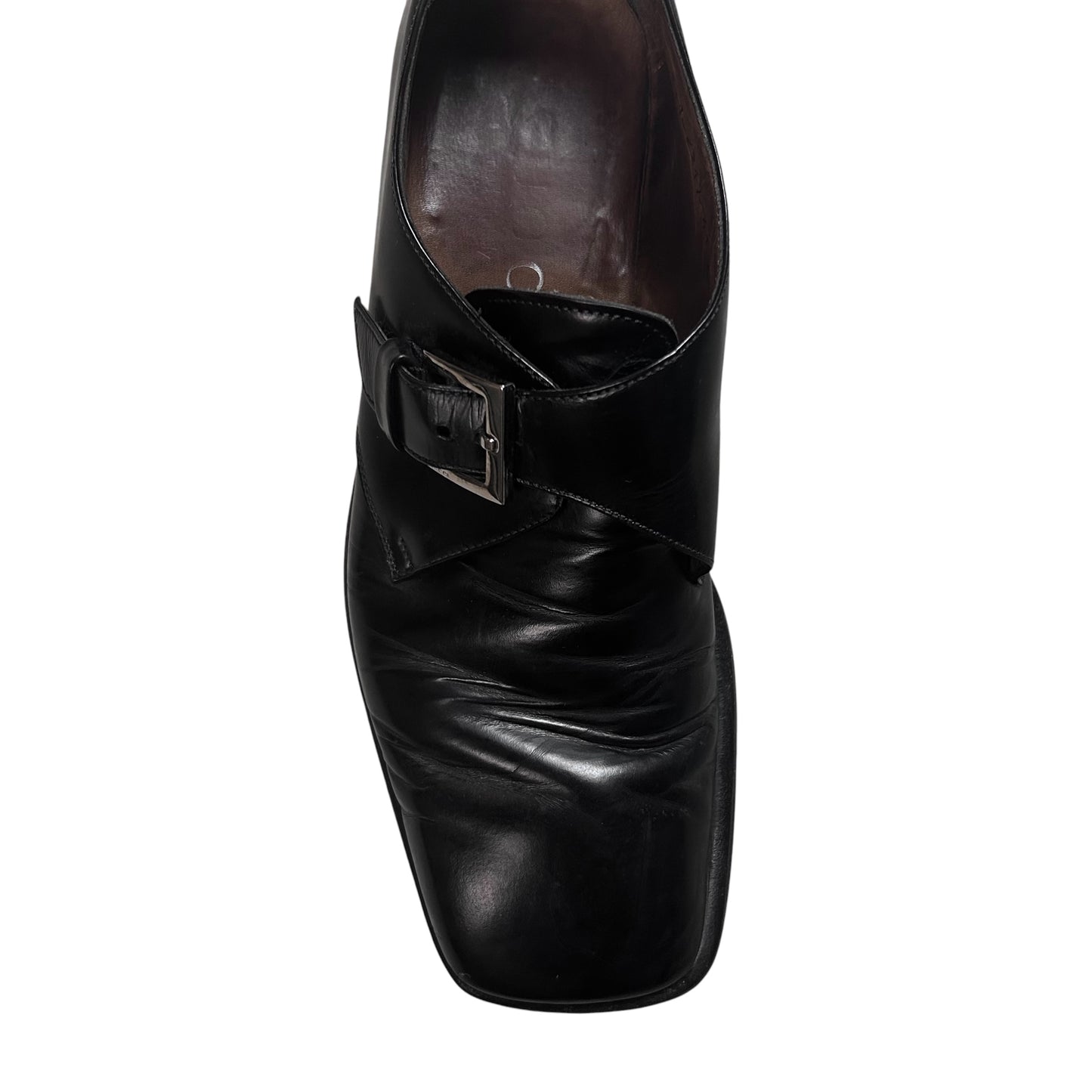 Gucci Square Toe Monk Strap Derbies - SS97