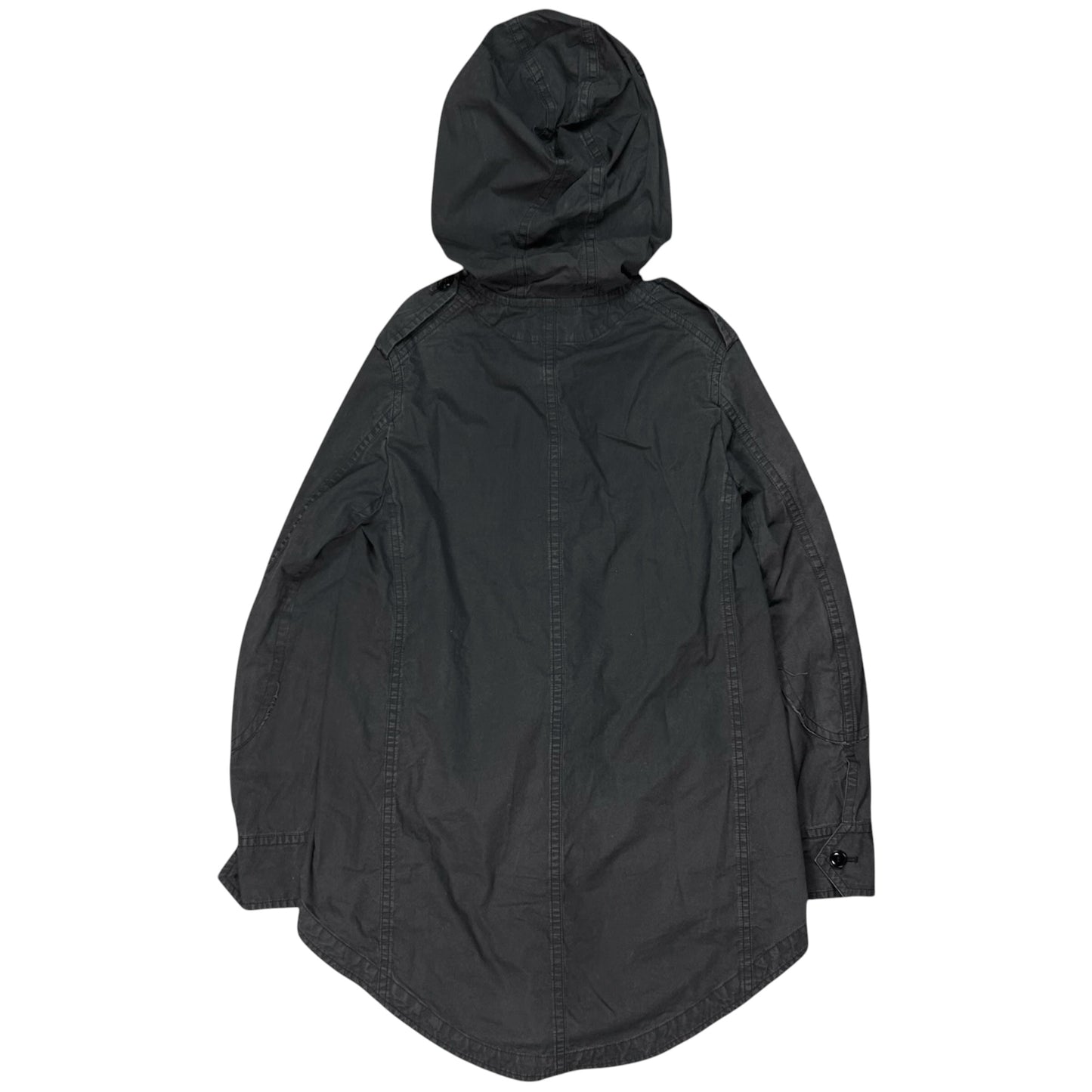 Y’s by Yohji Yamamoto Distressed Hooded Field Jacket - AW04