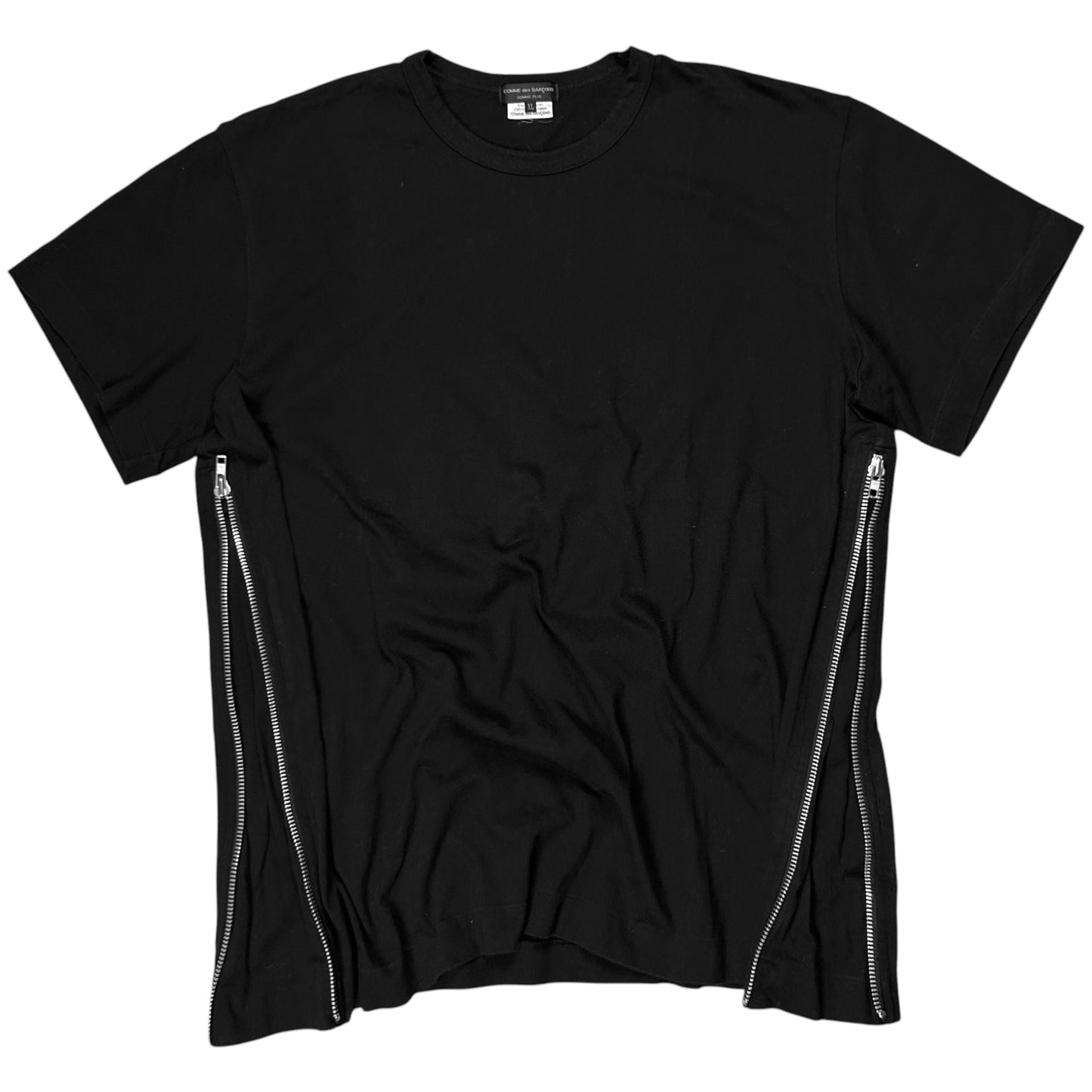 Comme des Garcons Homme Plus Side Zip T-Shirt - SS21