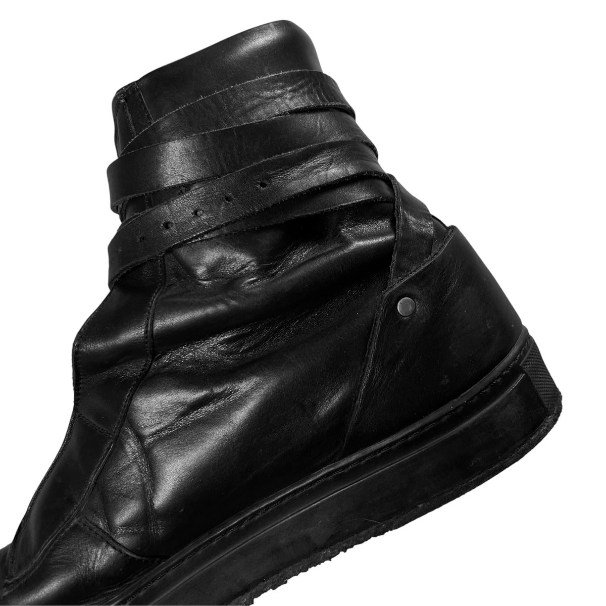 Kris Van Assche Bondage Strap High Top Sneakers - AW10