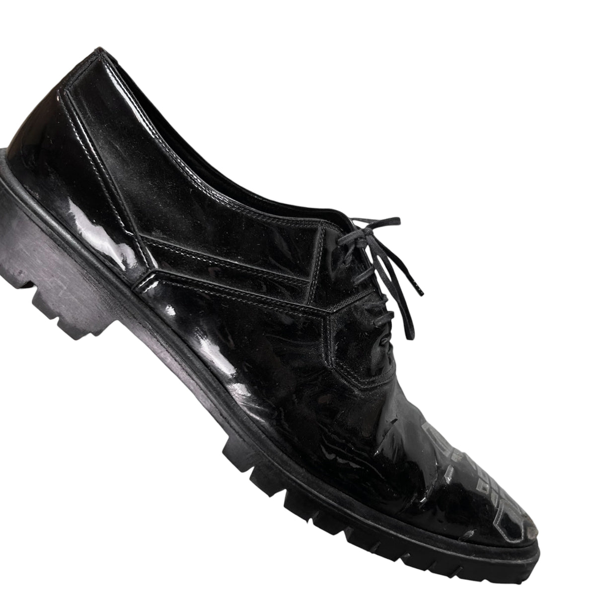 Dior Homme Lumiere Du Nord Shattered Glass Derbies - AW08