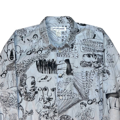 Comme des Garcons Shirt x Masaho Anotani Sketch Shirt - AW16