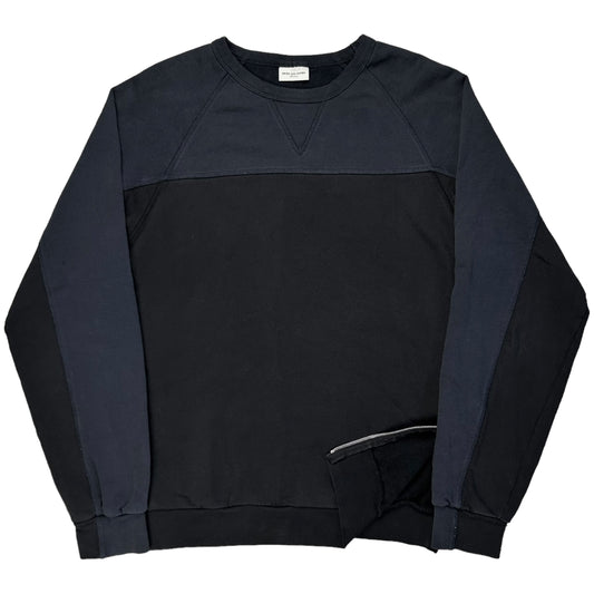 Dries Van Noten Two Tone Side Zip Sweater - AW12