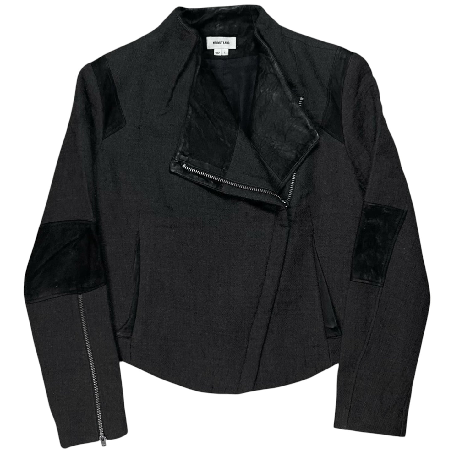 Helmut Lang Strata Moto Wool Jacket - AW11