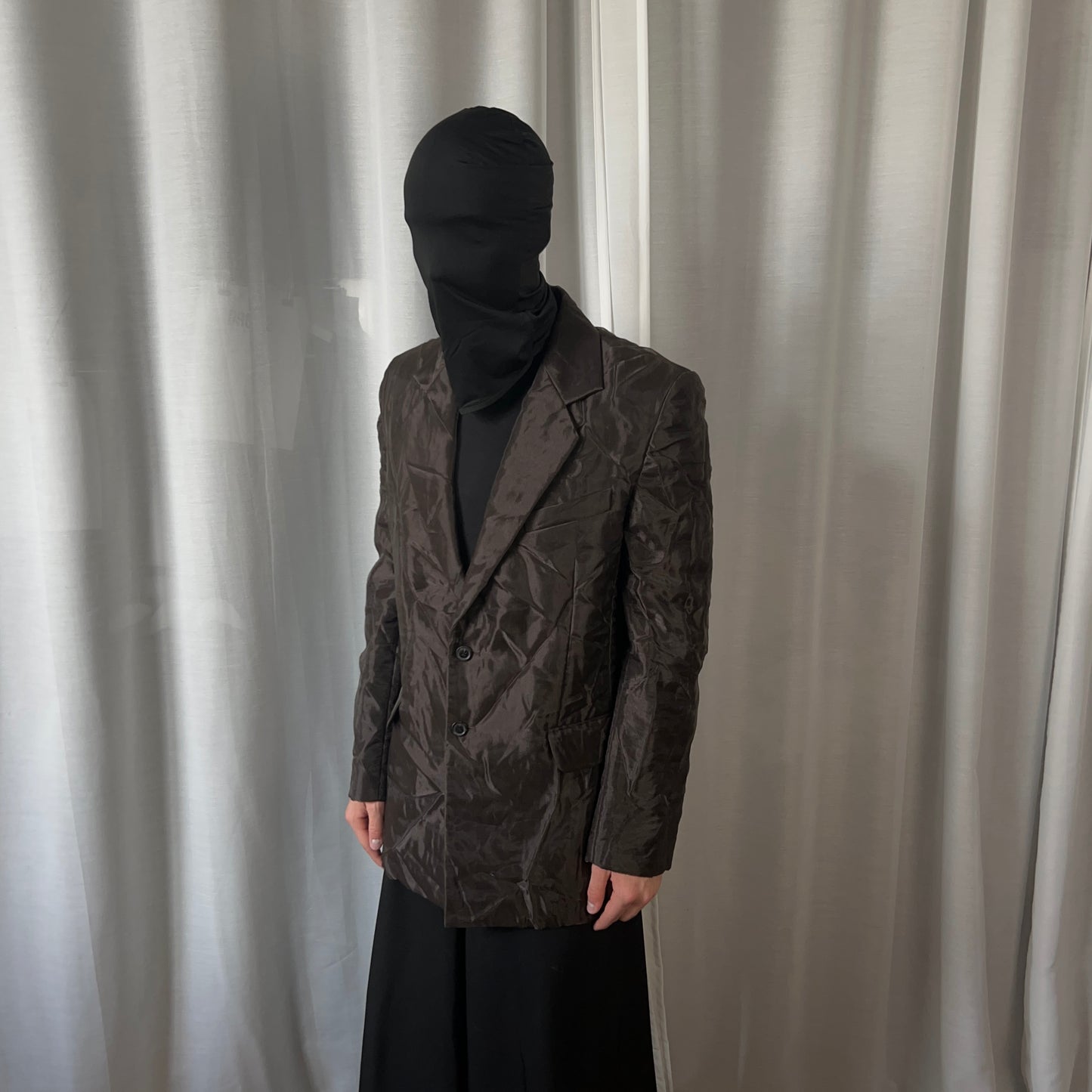 Y/Project Wrinkled Organdy Layer Sample Blazer - SS20