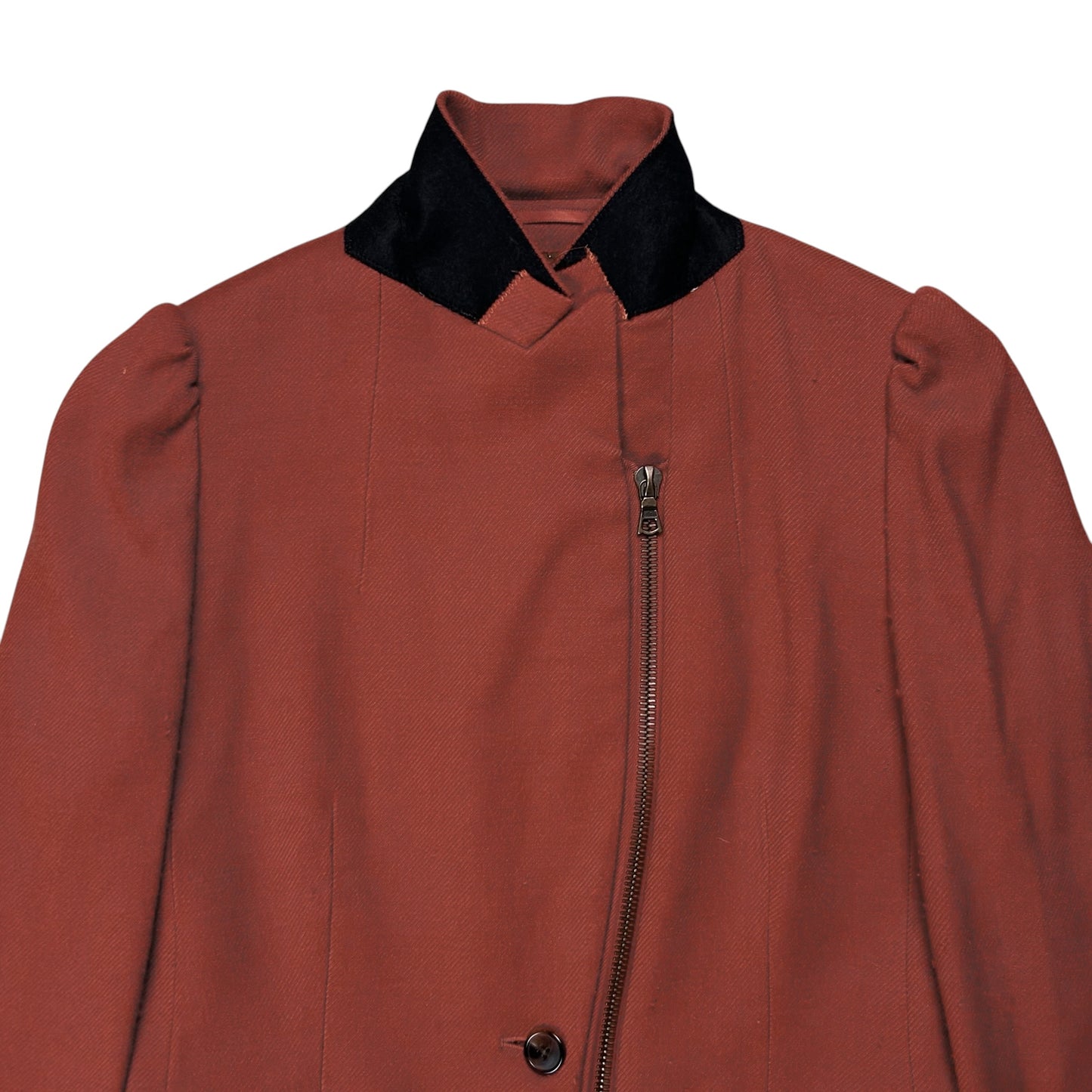 Dries Van Noten Zip Brushed Wool Blazer - AW11