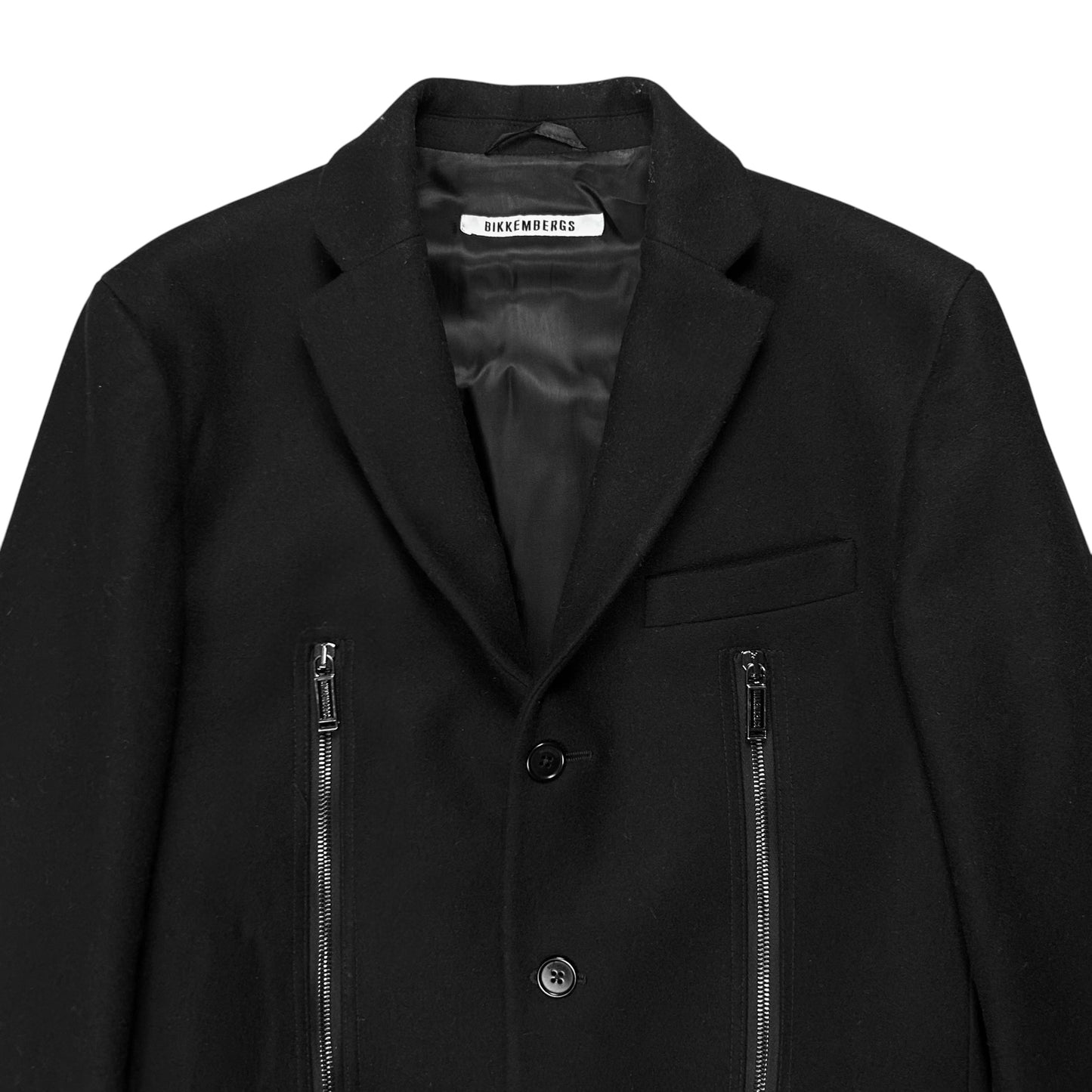 Dirk Bikkembergs Dual Zip Wool Blazer - AW13